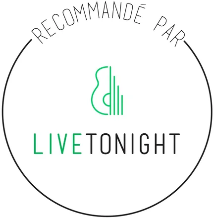 Badge « Recommandé par LiveTonight » — profil de mikOsax, saxophoniste